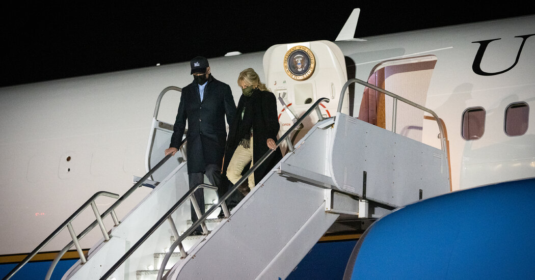 President Biden Arrives in Nantucket for Thanksgiving