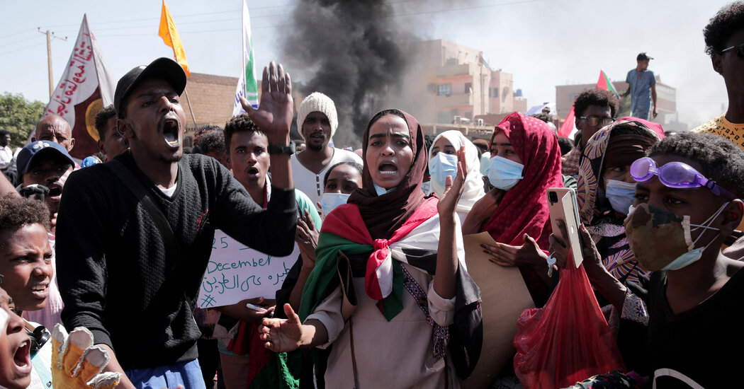 Anti-Coup Protesters in Sudan Press Their Demand for Return to Civilian Rule