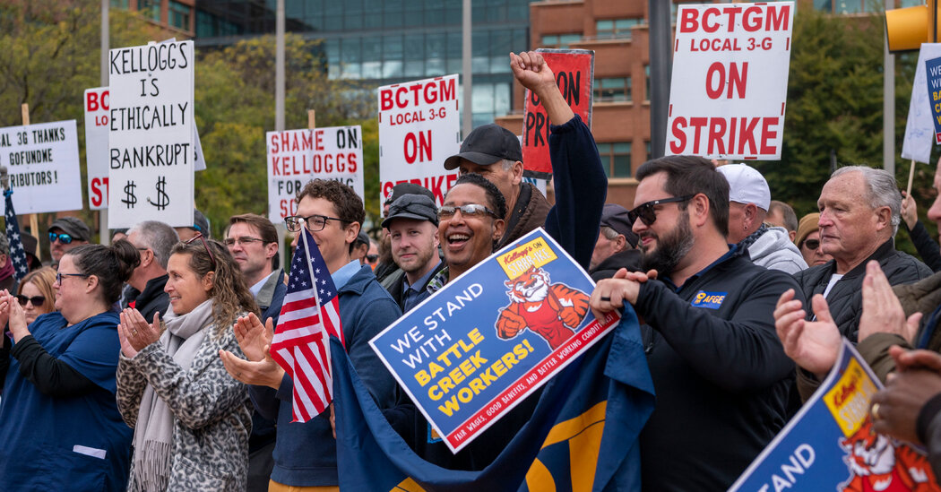 Kellogg Workers Ratify Contract After Being on Strike Since October