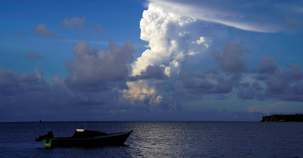 Underwater Volcano Erupts, Setting Off Tsunami Warnings Across Pacific