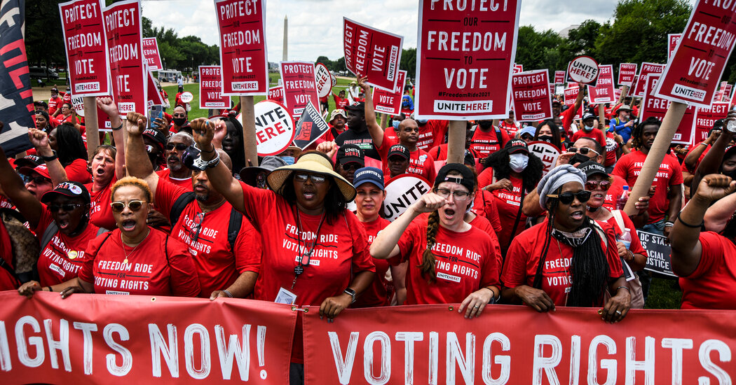 Voting Rights Groups Skipping Biden’s Speech in Georgia Over Inaction