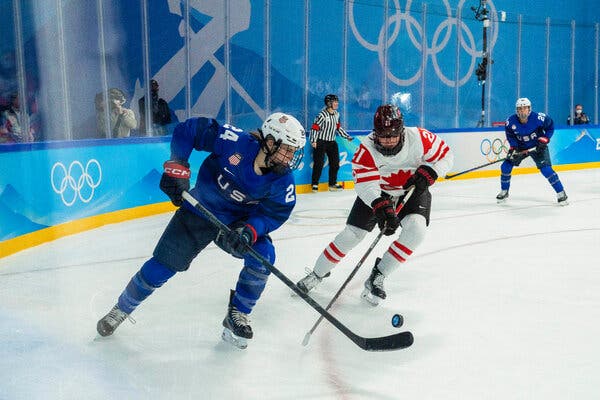 Olympics Live Updates: Canada Beats U.S. in Preview of Hockey Final