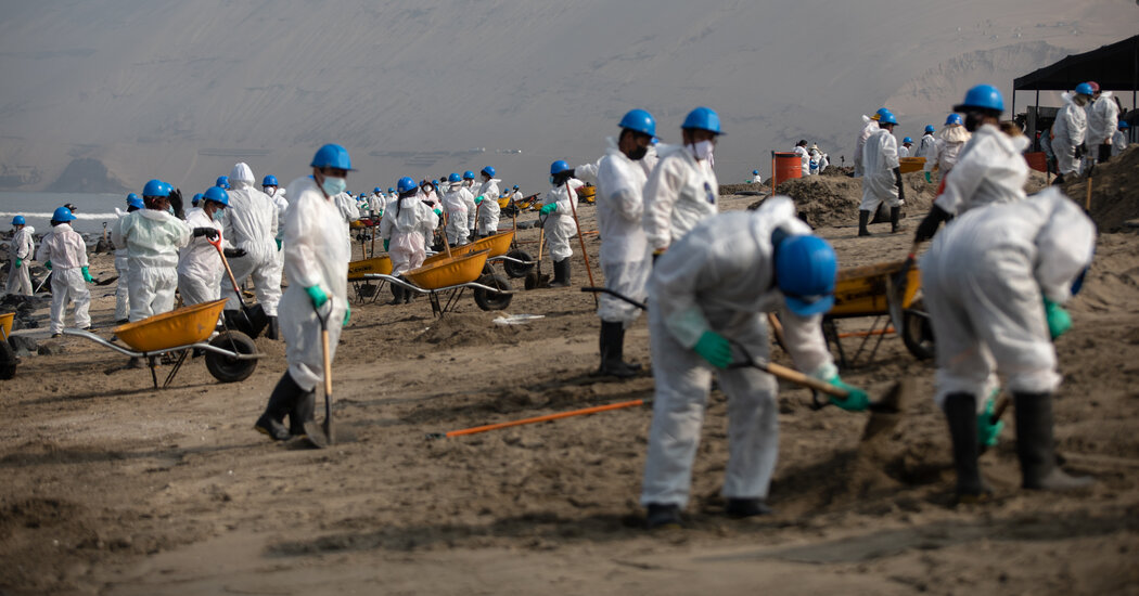 Peru Vows to Make Refinery Pay for Oil Spill After Tonga Volcano Eruption