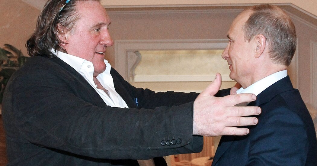 Gérard Depardieu, Friend of Putin, Denounces ‘Fratricidal War’