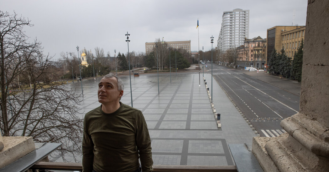 In a surrounded Ukrainian city, residents vow to fight to the end.