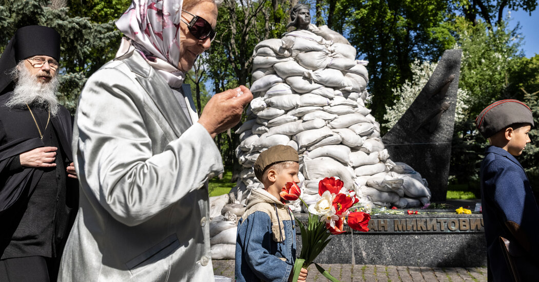 Ukraine Live Updates: Putin Delivers Defiant Speech, but Stops Short of Escalation