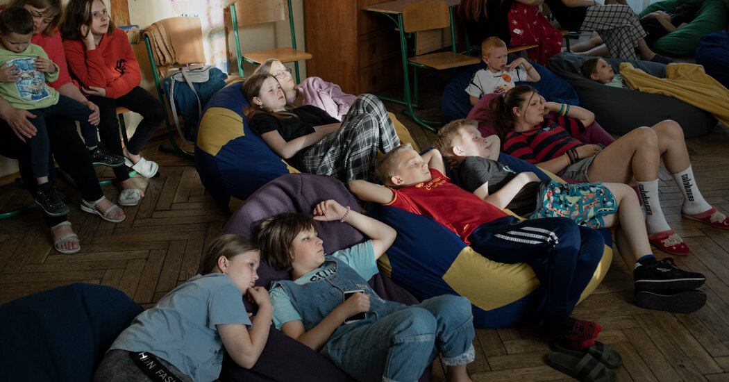 At a Boarding School in Ukraine, Displaced Children Long for Home