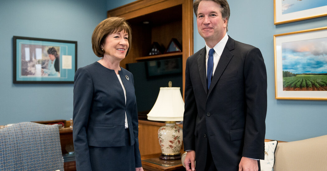 Kavanaugh Gave Private Assurances on Roe v. Wade. Collins Says He ‘Misled’ Her.