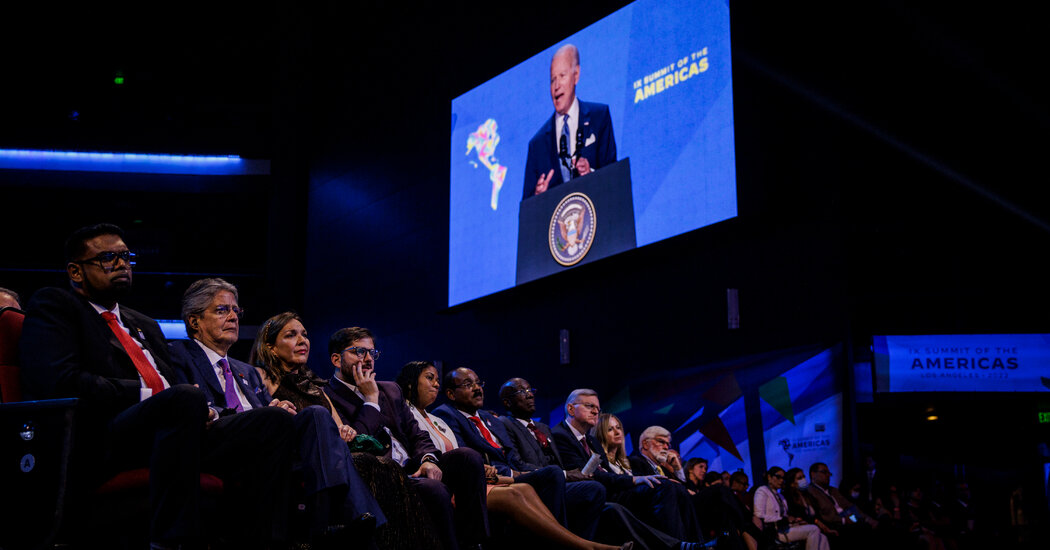 Live Updates: Biden Hosts Summit of the Americas, Without Key Leaders