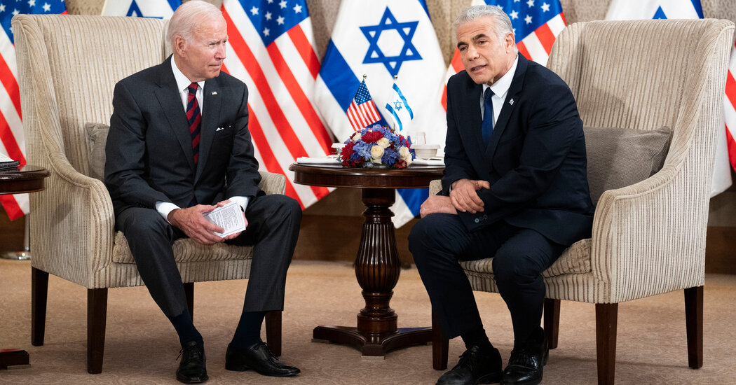 Live Updates: Biden’s Talks With Israeli Leader Highlight a Split Over Iran