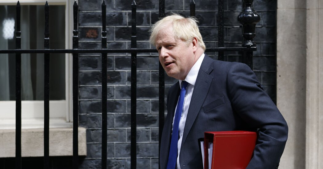 U.K. Live Updates: Boris Johnson, Losing His Party’s Support, Vows to Fight On