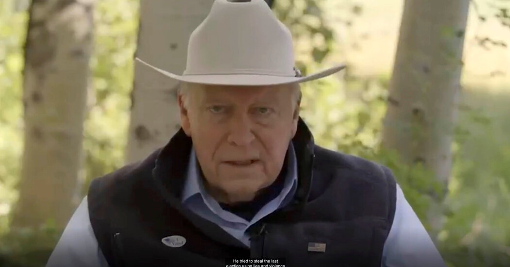 Dick Cheney Excoriates Trump in an Ad for His Daughter Liz Cheney